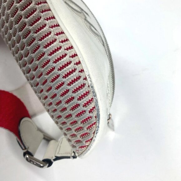 Christian Louboutin Mary Jane logo Mesh Bag Belt Bag Cross Shoulder Bag body bag - Picture 3 of 14
